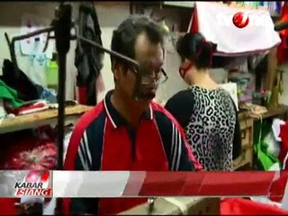 Jelang HUT RI, Pembuat Bendera Raup Untung