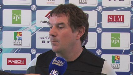 Avant HAC - CA Bastia, itv de Thierry Goudet