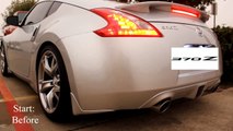 Top speed Pro1 Catback Exhaust (no resonator) 370Z comparison video. Start, launch, drive by.