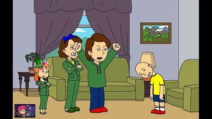 Caillou gets Grounded on St. Patrick's Day