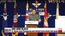 S. Korea says N. Korea behind last week's DMZ mine blasts
