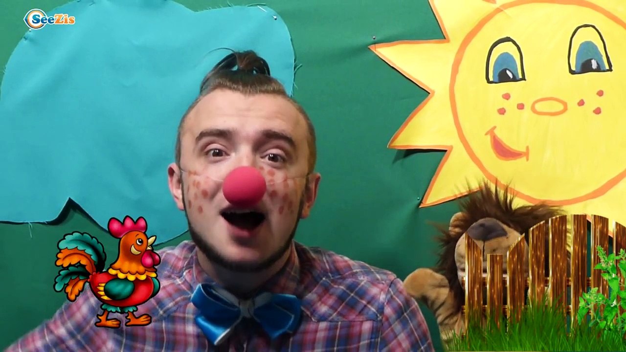 Машинки Экскаватор Грузовик и Клоун Мася Развив...