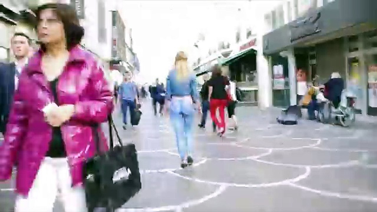 This Girl Wearing Just A Thong And Body Painted Jeans Walks Down Street Unnoticed (NSFW)   Watch Movies and Videos