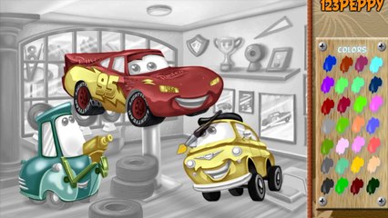 ✔ Автомастерская Ремонт Машинок из мультфильма Тачки - Учим цвета Развивающий Мультик