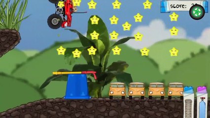 ✔ Видео для детей. Машинка Монстр Трак на полосе препятствий. Игры для детей. Серия 6.