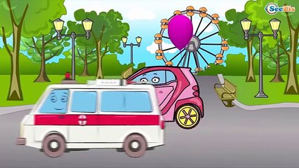 ✔ Мультфильм Машинки. Скорая Помощь лечит Строительный Кран! Развивающие Мультфильмы для детей ✔