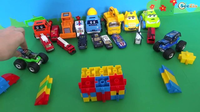 Мультфильмы для Малышей Шоу Монстр Трак в Городе Машинок Мультики – Трактор Павлик