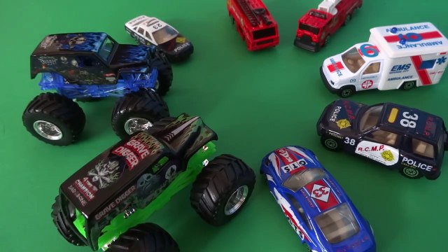 Мультфильмы про Машинки: Монстр Трак и Хот Вилс - Гонки на Машинках - Трактор Павлик