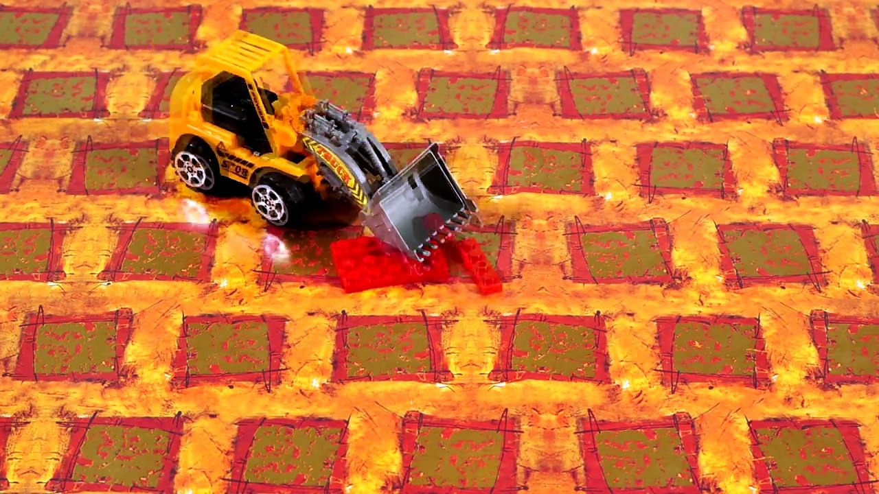 Trucks for children: Excavator,Tractor in Cartoon game for kids ALL EPISODES - Tractor Pavlik!