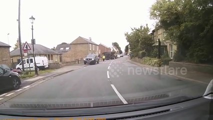 tractor accident Wilburton, part demolished 2 houses