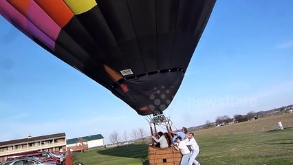 Hot air balloon crash