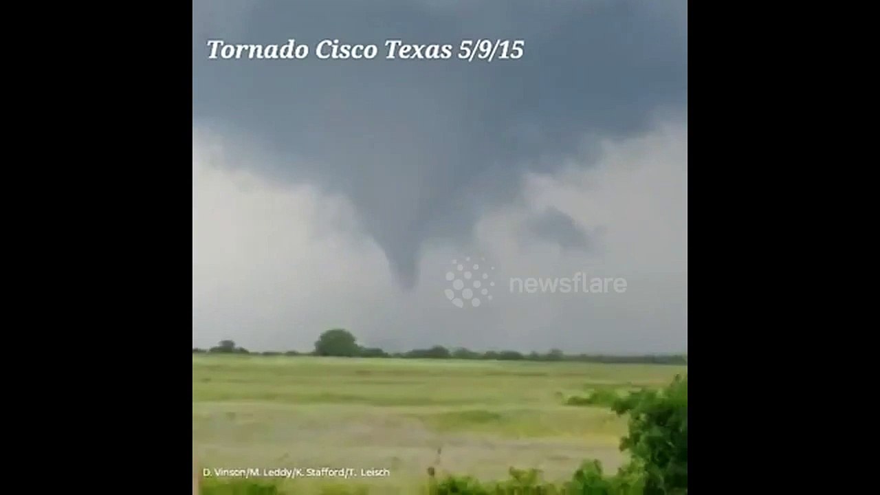 Tornado in Cisco, Texas 05/09/2015