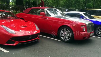 The Dorchester Hotel Car park Madness (london supercars)
