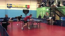Man performs amazing table tennis trick shots