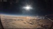 Moon shadow during total solar eclipse