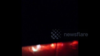 Man films dramatic house fire