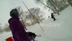 Snowboarder hit by chairlift