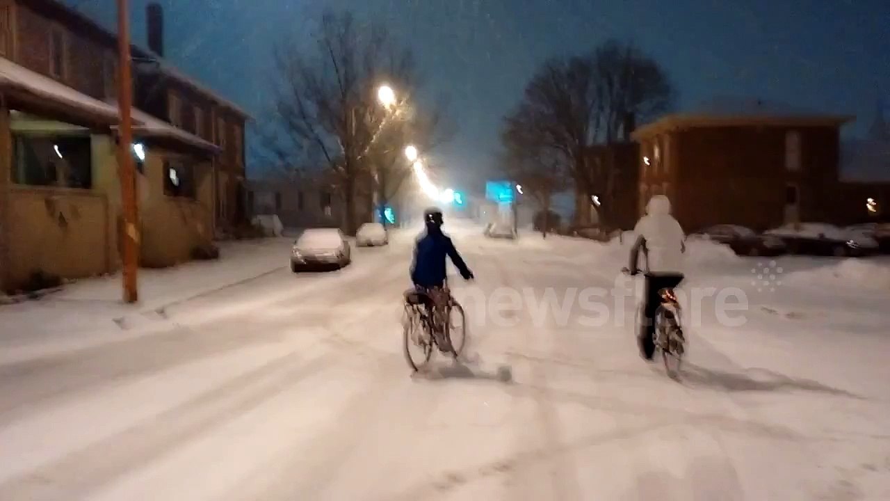 Snow Biking Lafayette, IN, USA