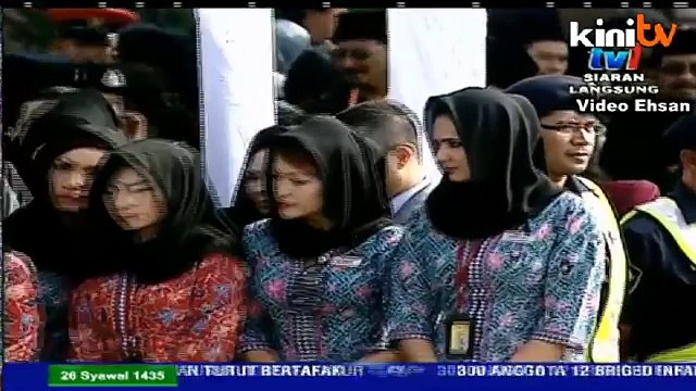 Dataran Merdeka juga bertafakur pada detik 10:54 pagi