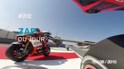 ZAP DU JOUR #202 : Moto GP - Derrière le casque / Double sideflip en snowboard / Un chaton danse sur Uptown Funk /