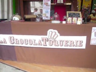 La ChocolaToqueriE, le stand d'AllumetteS créations, sur le FLIP 2015
