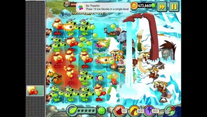Plants vs. Zombies 2 Frostbite Caves Finale Test Shoot