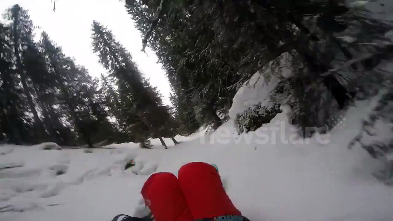 Gopro ski fail