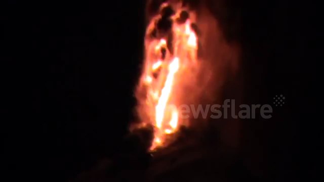 Villarrica volcano eruption, Chile