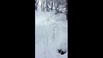Hilarious skiing fail