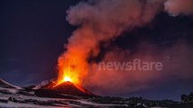 Timelapse of Etna Paroxysm no. 16 from 17.Nov.2013