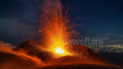 Download Video: Etna Paroxysm no. 16 from 17.Nov.2013