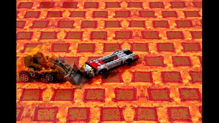 Lego Fire Truck Transformers cartoon for kids - Tractor Pavlik - children Lego cartoon