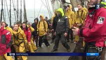 L'Hermione est de retour en France après une traversée mouvementée