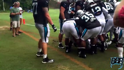 Cam Newton involved in fight at Panthers training camp