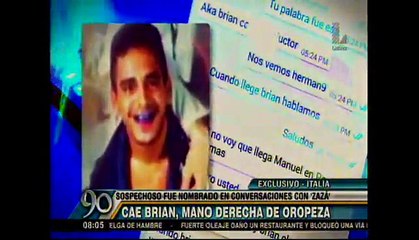 Gerald Oropeza: Capturan al encargado de traer el dinero de Europa