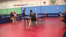 Amazing table tennis shot