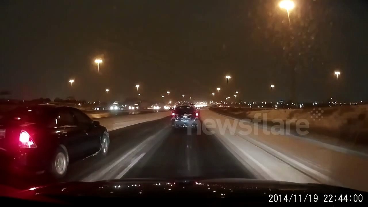 Close call with a tractor trailer on the highway
