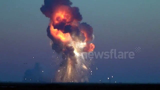 Antares rocket explosion