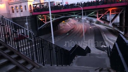Dramatic scenes at Poland's independence march