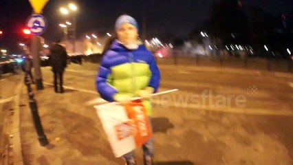 Riots in Warsaw during Independence Day