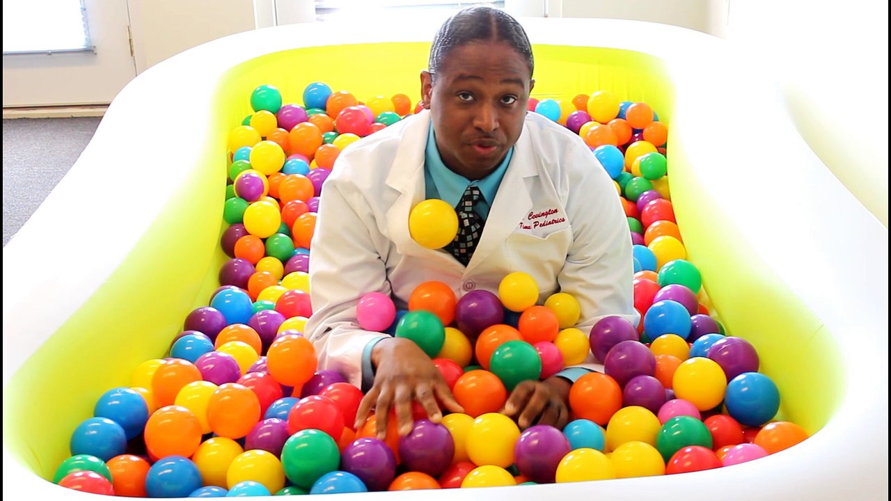 Why do occupational therapists use ballpits?