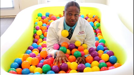 Why do occupational therapists use ballpits?