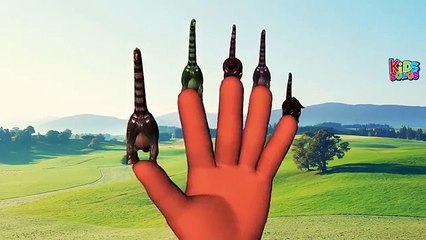 Cartoon Dinosaurs For Children Finger Family Nursery Rhymes | Tyrannosaurus  Finger family Rhymes