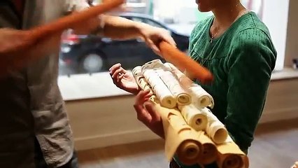 La vitrine interactive de Repetto...