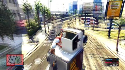 GTA 5 Funny Moments - Trolling Random People, Drunk House Party & Tank Riding!