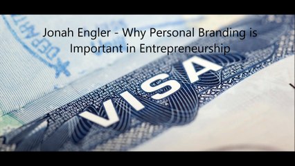Personal Branding is Important by Jonah Engler