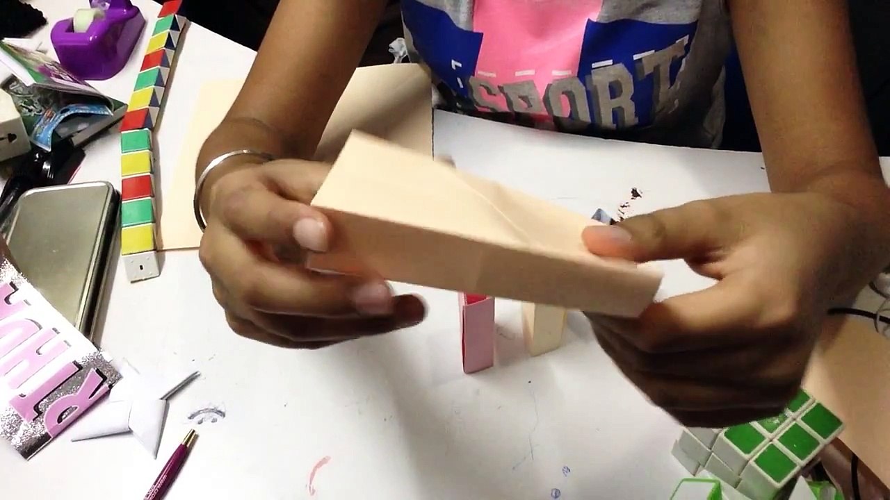 How to make the origami domino