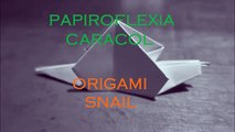 Papiroflexia: caracol (Origami: snail)