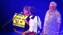 Marriage proposal during Paul McCartney gig