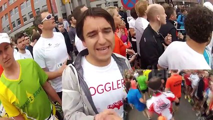 Running a full marathon while juggling